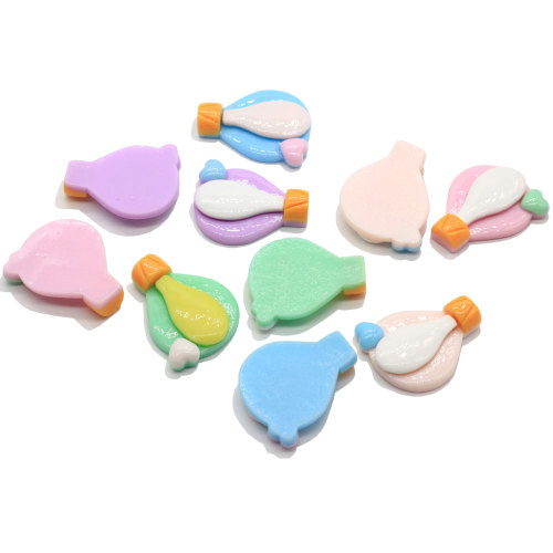 Flat Back Hot Air Balloon Shaped Resin cabochon Handgemaakte ambachten Decor Kralen Charms Telefoon Shell Decoratie Spacer