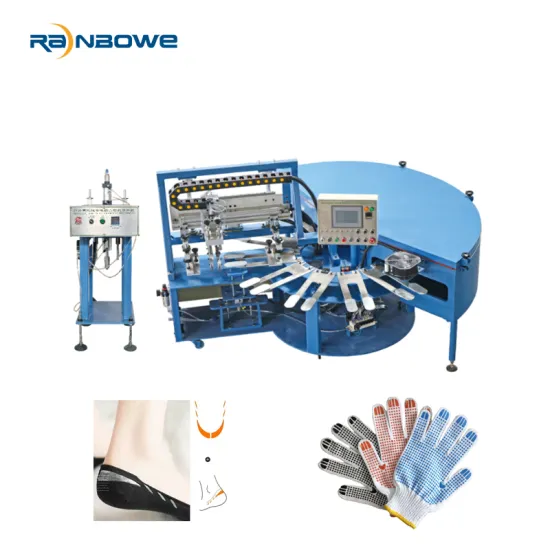 Factory Direct Industrial Machines for Printing Socks and Gloves with Non-Slip Silicon Dots