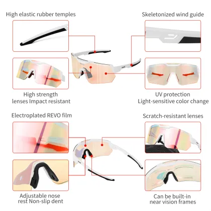 WOSAWE Unisex Bike Cycling Glasses