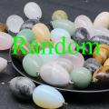 20x30mm Gemstone Healing Crystal Egg Charm Pendant for Jewelry DIY