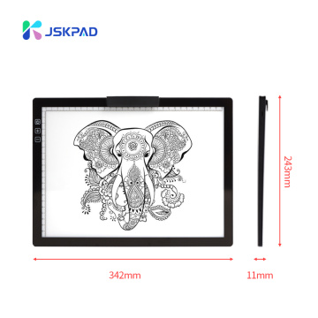 Carte de dessin magique LED plus récente de batterie en powed A4