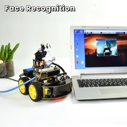 Keyestudio Raspberry Pi 4B Smart Car Robot Kit for Raspberry Pi 4GB/8GB