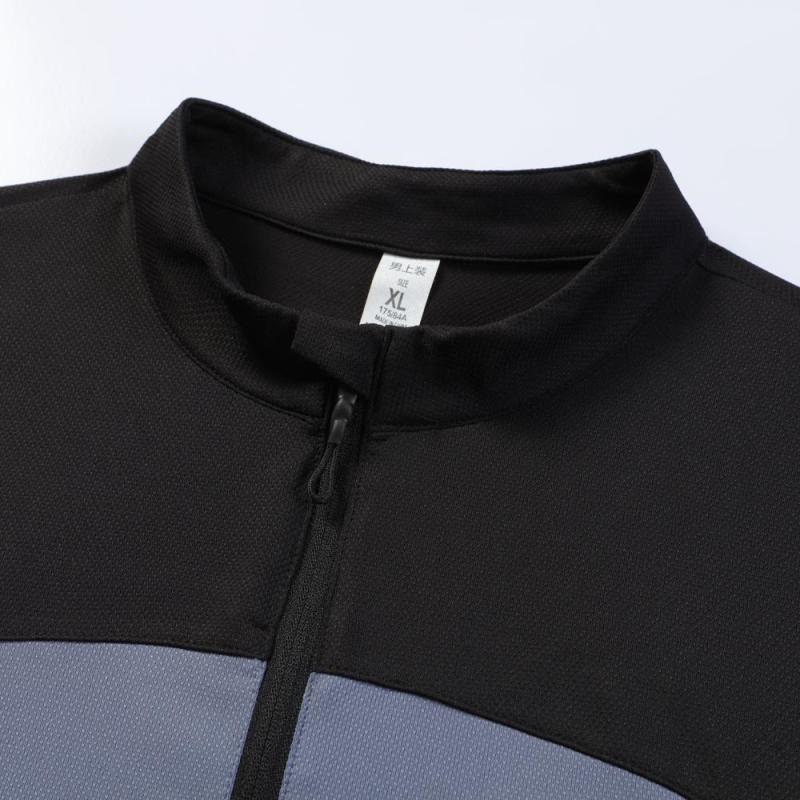 Men Long Sleeve Quarter Training Jogging Wear
