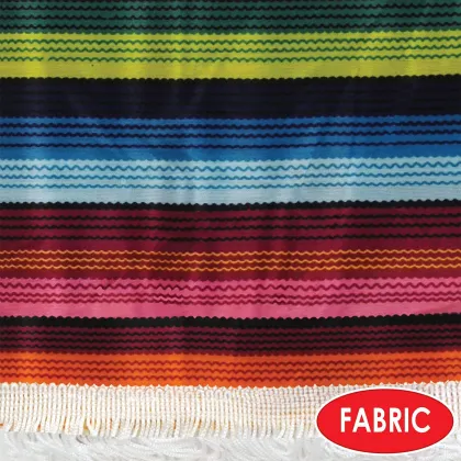 Man Adult Mexican Poncho Rainbow Poncho Costume