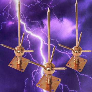 2024 China Lightning Protection System Pemasok Sistem: Tembaga 21kV Lightning Rod &amp; 22kV Arrester Dijual