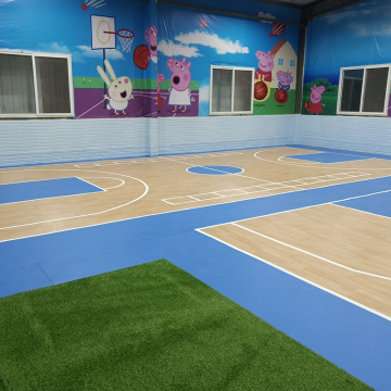 Vloeren voor indoor basketbalvelden