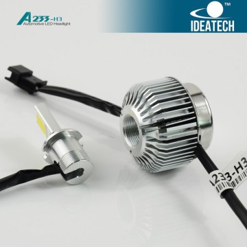 New 2016-A233 DC 12V 24V 3000LM COB H3 led headlight for car