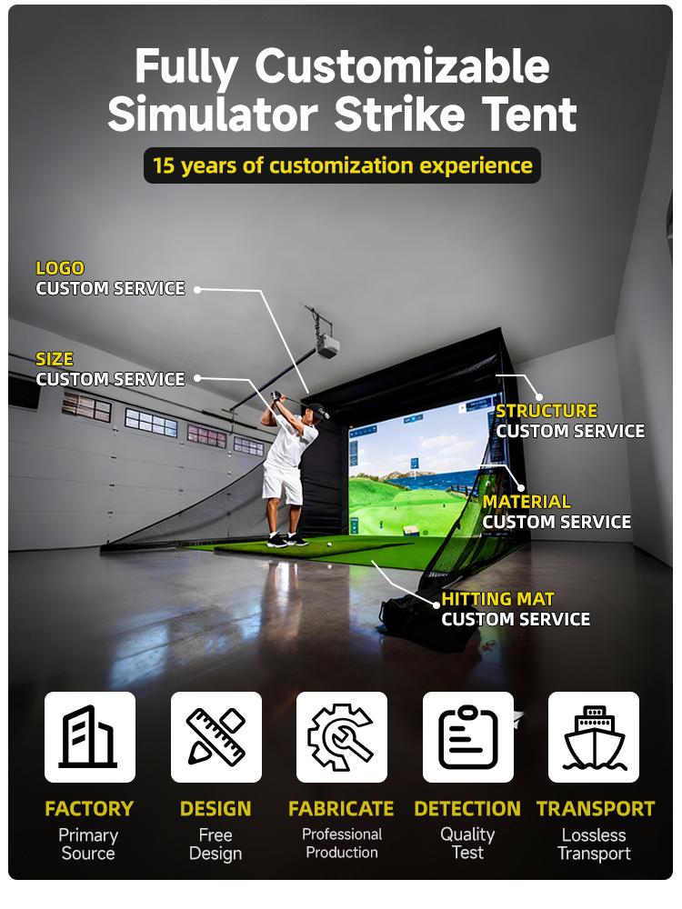Golf Simulator Enclosure 09