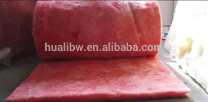30mm cheap red 32kg/m3 density glass wool blanket