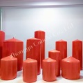 Colorful Pillar Candles Home Decoration with Custom Labels