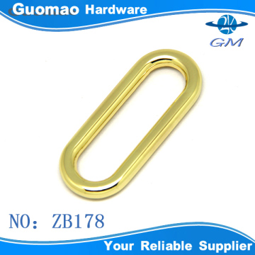 Oval round shape flexible metal ring