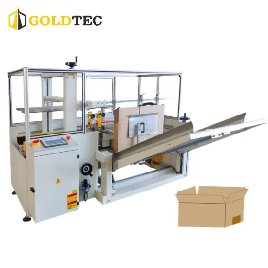 High Speed Fully Automatic Carton Erector Packer with Roller Conveyor