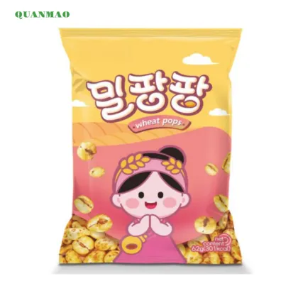 Korean Snack Collection – Sweet Wheat Puff, Spicy Rice Cake Puff, Shrimp Chips, Corn Chips