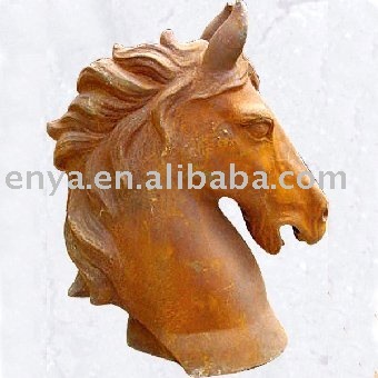 Horse Head Statue, Garden Animal Craft Sculpture