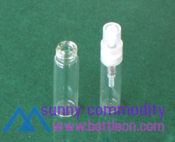 2ml tubular glass sprayer bottle