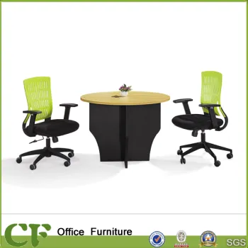 CF-N06901 Cross shaped leg Round table top meeting desk