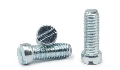 Stainless steel din84 pan head slotted machine screws