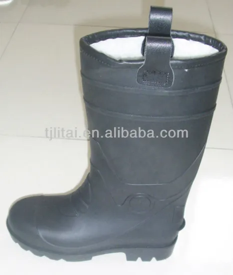 cold storage building waterproof safety boots with steel toe