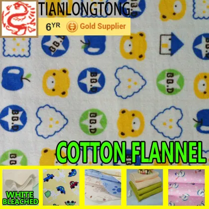 printing flannel cotton flannel fabric