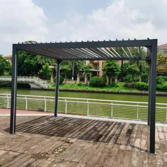Aluminum Outdoor Furniture for 3x3m Garden Pavilion Design