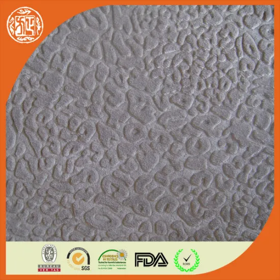 Sofa fabric velvet print embossing fabric