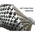 45FT 69kv 750KGF Load Octagonal Galvanized Steel Pole