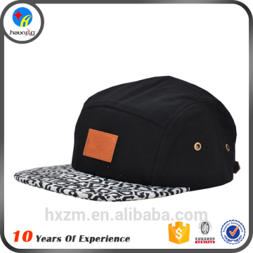 High quality blank hat 5 panel strap back