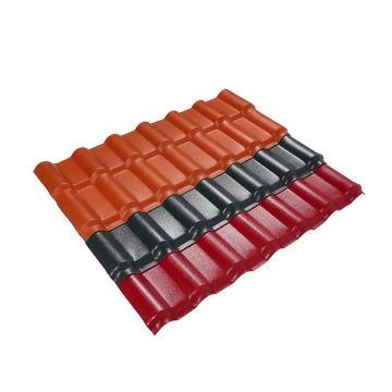 ASA UPVC Spanish Roof Tile For Residential House
