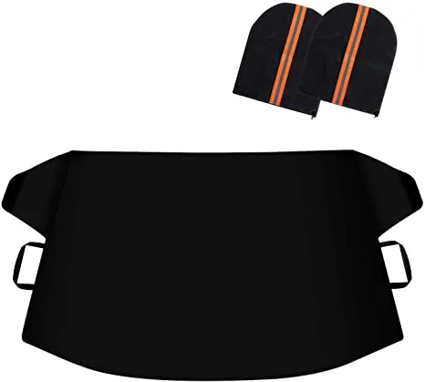 Heated Car Windshield Snow Cover Thick Front Windshield Sunshade