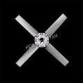 4 Blade Axial Fan Imppell para compressor de ar