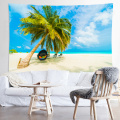 3D Beach Decorative tapestry