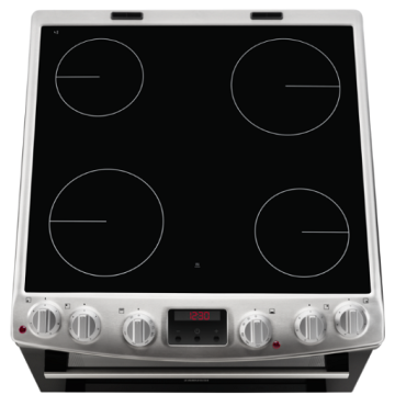 Hob elettrico e forno Zanussi nero