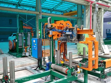 Automatic baling machine for galvanized pipes