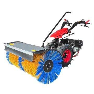 Lawn and Road Gasoline Powered Sweeper: Snow and Debris Removal Machine