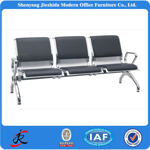 JZD Public area stainless steel patients waiting room beam chair