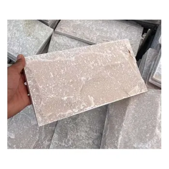 Nordic Natural Pink Green Rusty Quartzite Stone Villa Exterior Cladding Panels