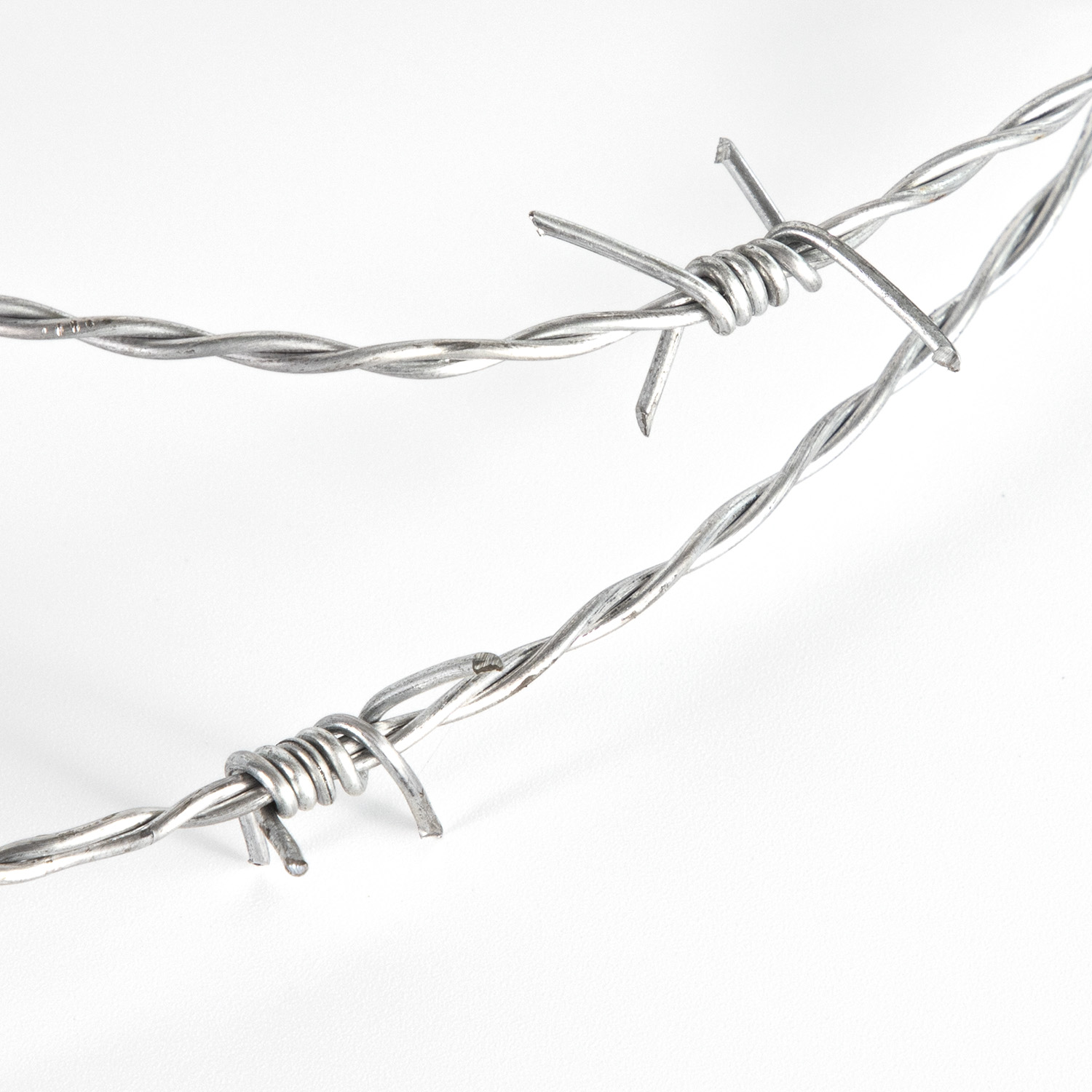 POPULAR SIZE HOT DIPPED GALVANIZED BARBED Wire BWG14X5" 100M1
