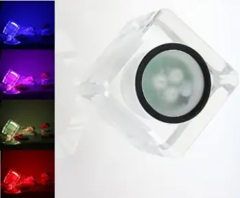 christmas decorative lighting led-crystal  LED light with remote contr