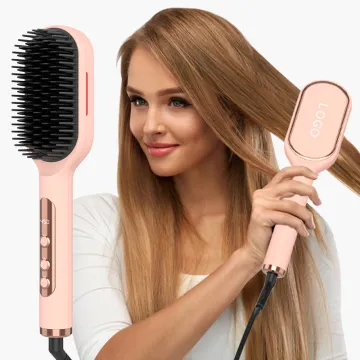 Ceramic Infrared Ionic Hair Straightening Brush Comb