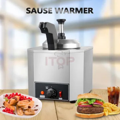 Commercial Nacho Cheese and Chocolate Warmer Machine Hot Fudge Dispenser