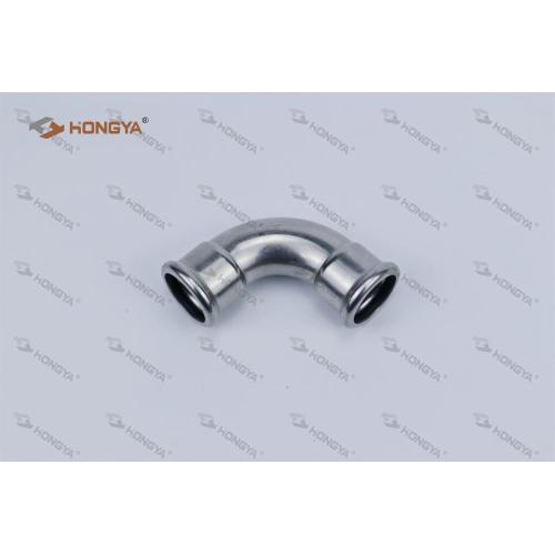 Stainless steel M-profile for water 90 degree elbow