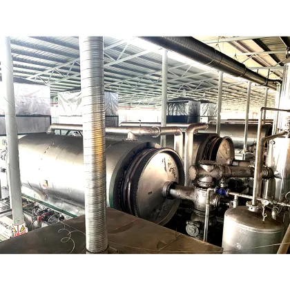 Continuous Waste Pyrolysis Oil Plant/Rubber Pyrolysis Machine