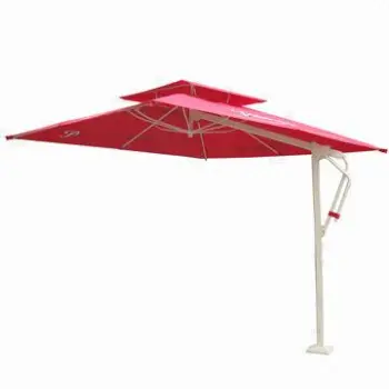 Advertisement umbrella with aluminum tube, UV resistance, garden, hotel, outdoor, beach use