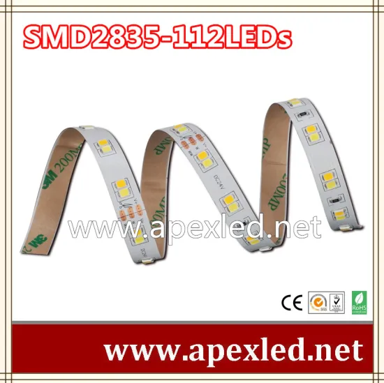 SMD2835 cct adjustable strip light with 112LEDs per meter LED SIDE LIGHT