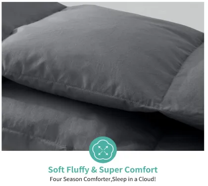 Luxurious White Goose Down Travel Comforter