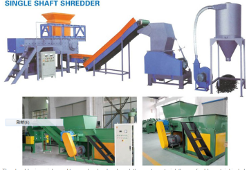Single shaft shredder