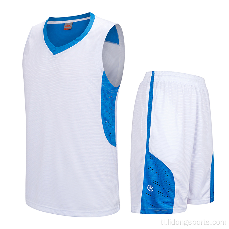Ang pakyawan na sublimation komportableng basketball wear uniporme