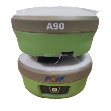 GPS Differential RTK GNSS External Battery Base and Rover FoIF A90 Receiver GPS RTK GNSS Set 1408 Channels