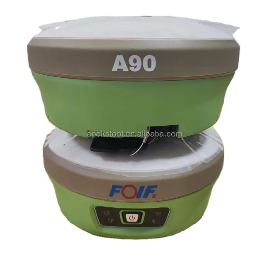 GPS Differential RTK GNSS External Battery Base and Rover FoIF A90 Receiver GPS RTK GNSS Set 1408 Channels