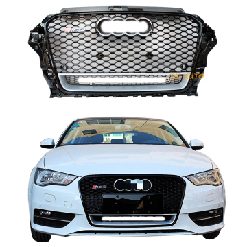 Frontgrill für Audi A3 Facelift 2013-2015 - RS3 -Kühlermodifizierungsteile im Stil des Stils im Stil von RS3